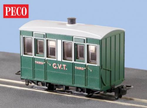 GR-500 Peco Glyn Valley Enclosed 3rd Class Coach